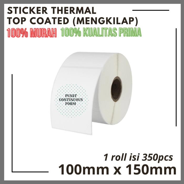 

STIKER LABEL THERMAL 100mm X 150mm 350 PCS