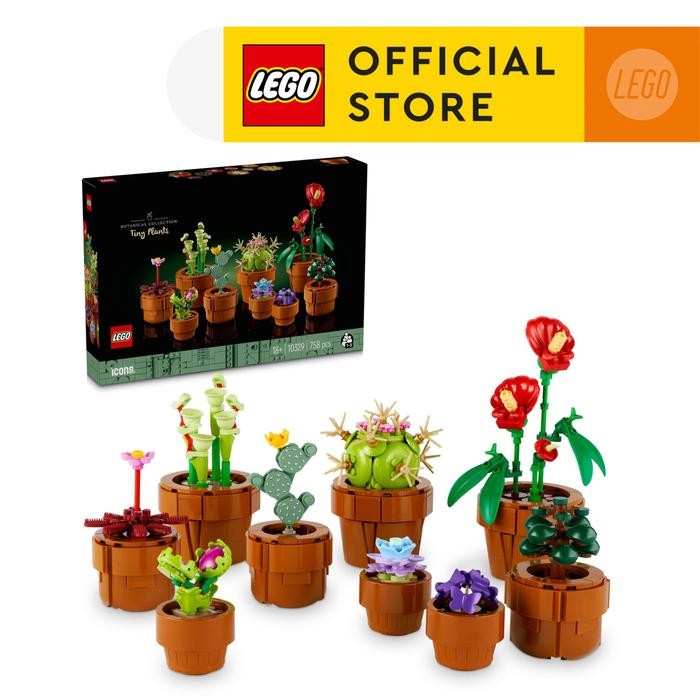 LEGO Botanicals 10329 Tiny Plants (758 Pieces) Mainan Susunan Balok (18 Tahun+)