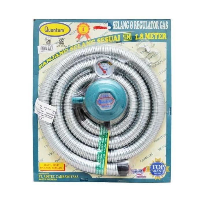 Regulator Gas Quantum (ASLI) dan Selang