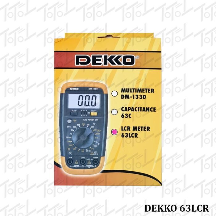 Populer Dekko 63Lcr / Lcr Meter Digital