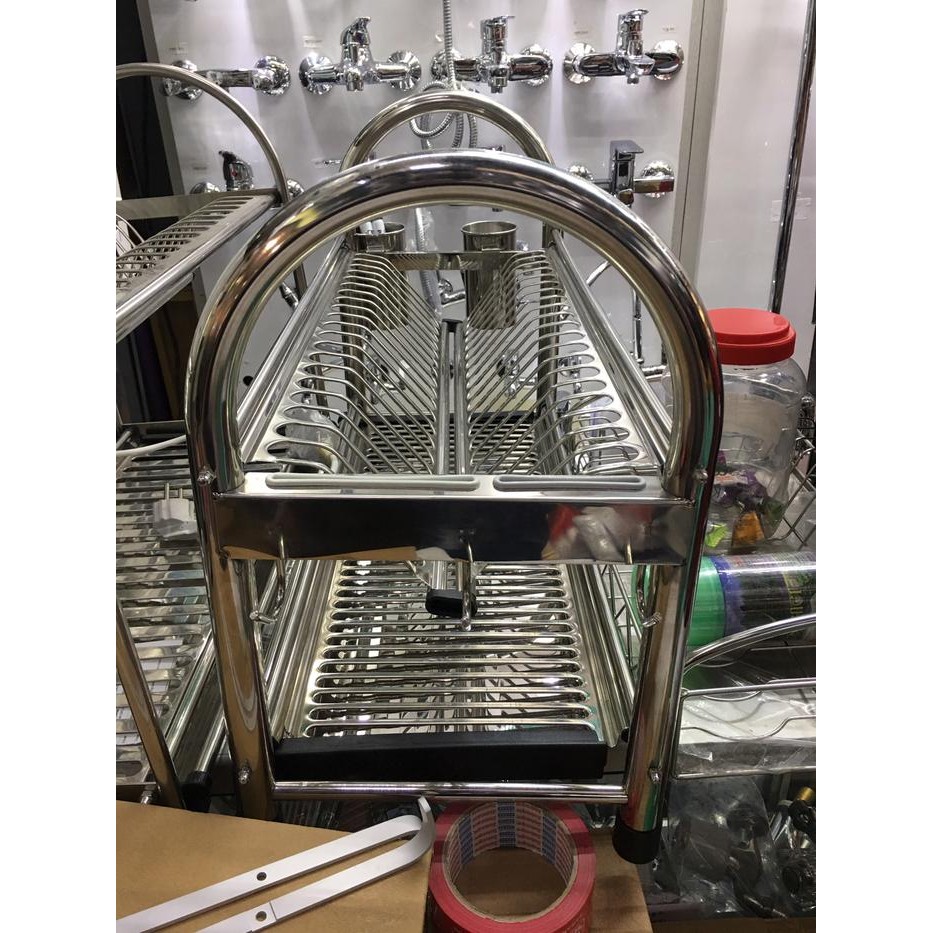 Rak Piring Stainless SUS 304 / Tempat Tirisan Piring Stainless