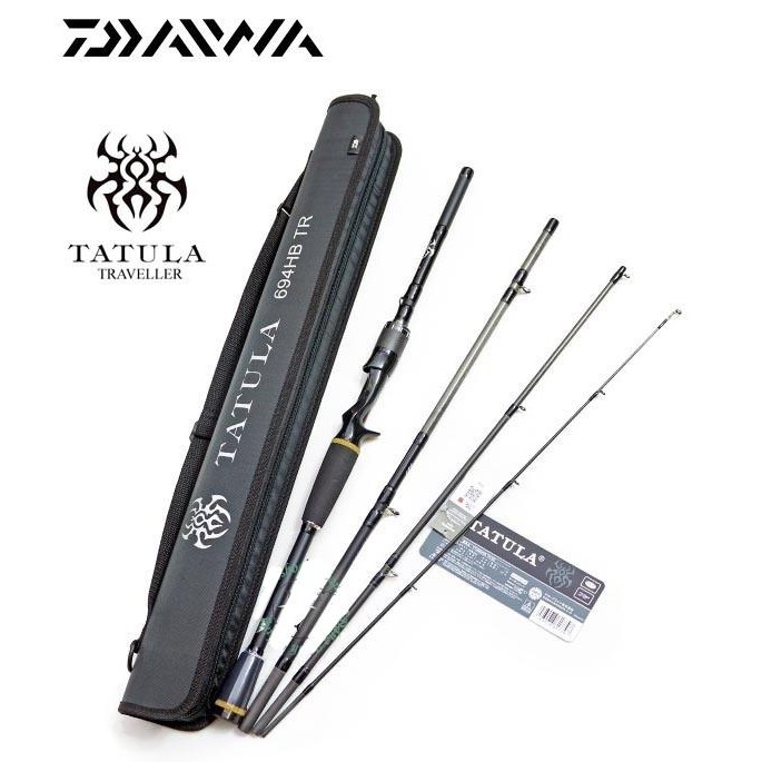 Daiwa Tatula TR Travel Rod 4 Section Spinning Baitcast Joran Pancing