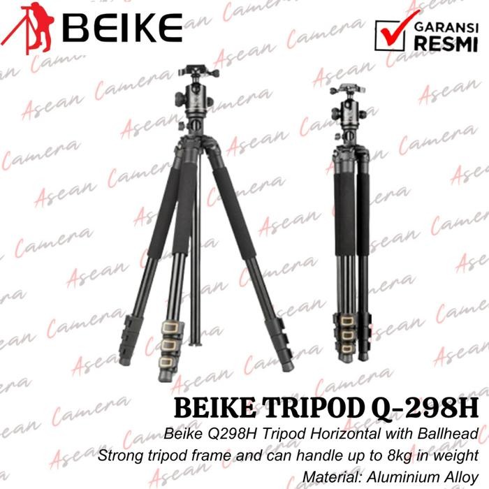 Beike Q298H Tripod Flatlay Horizontal With Ballhead Beike Q298 H