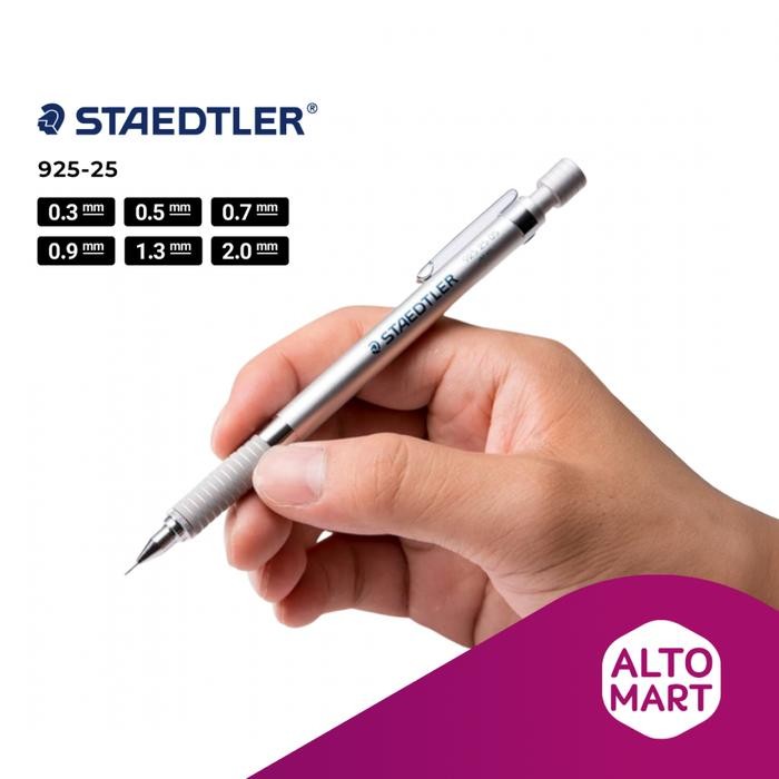 

Staedtler 925-25 Drafting Mechanical Pencil 0.3 0.5 0.7 0.9 1.3 2.0 mm Pensil Mekanik Cetek Sketch