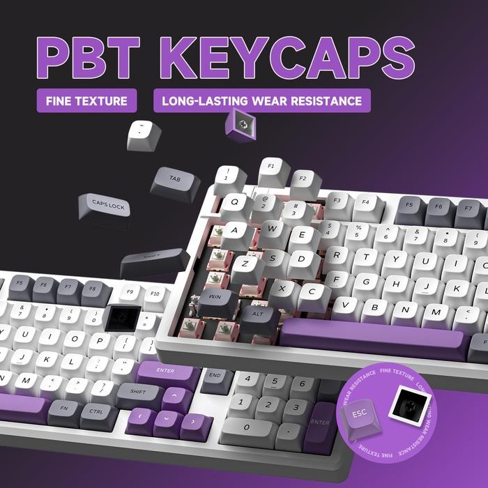 ZIFRIEND HK101 Wireless Meanical Keyboard 10000 mAh RGB Backlight 5PIN Hot Swappable Meanical Gang