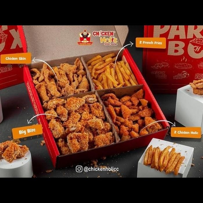 

Chicken Holic Party Box / Snack Box - Paket Cemilan