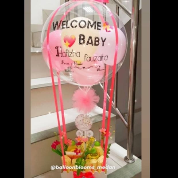 Buket Balon Baby Hampers / Hot Air Ballon