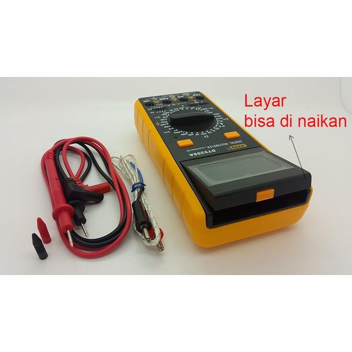 Mantab Dt9208A Merk Szbj Multitester Digital Layar Jumbo + Temperatur Probe