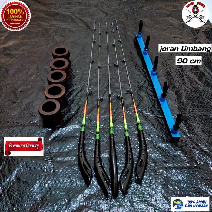joran timbang set 5 80 cm produk asli boss jejer