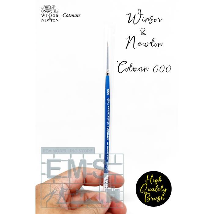 

Kuas Winsor & Newton - Cotman Ukuran 000 / Alat Bantu Lukis Kanvas