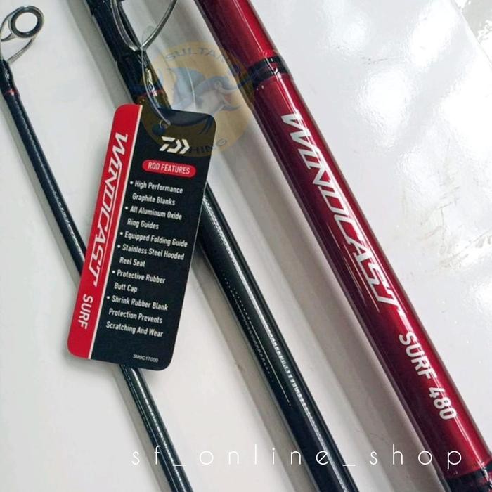 Joran Daiwa WINDCAST SURF 425 450 480-SD Pasiran Tebing Laut