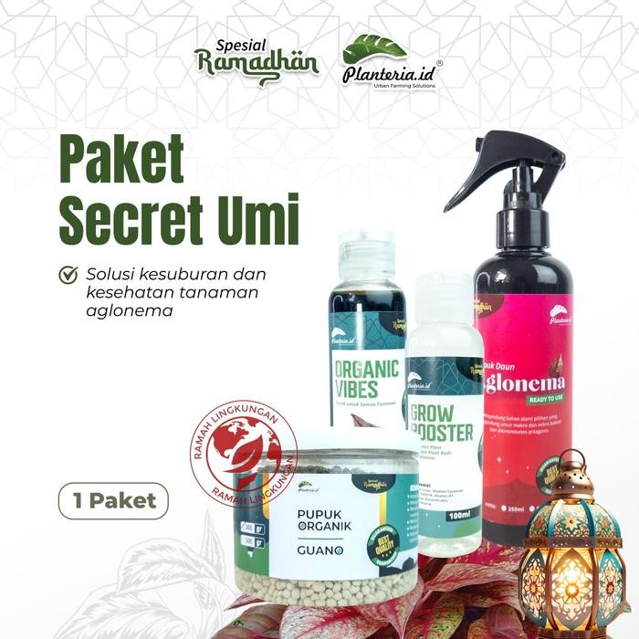 

Paket secret garden of umi solusi Aglonema sehat dan subur by Planteria.id Daun Pupuk Tanaman Jamur