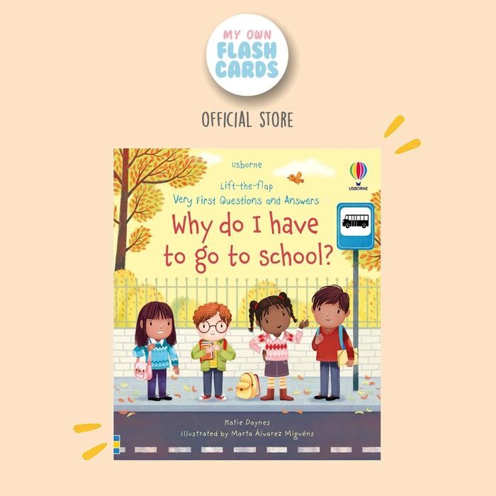 

Usborne Why Do I Have To Go To School  Board Book Education Children