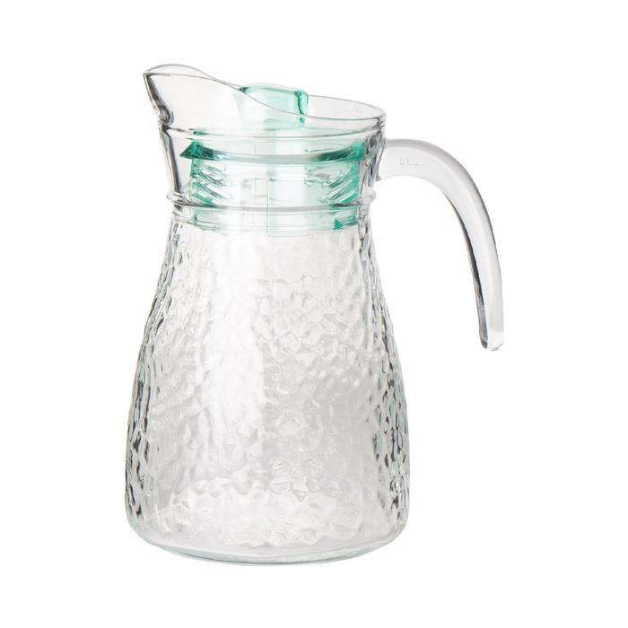 Selma 1.2 ltr Set 5 Pcs Jody Teko & Gelas Set Water Jug With Glass Pitcher Dengan Tutup Dan Handle