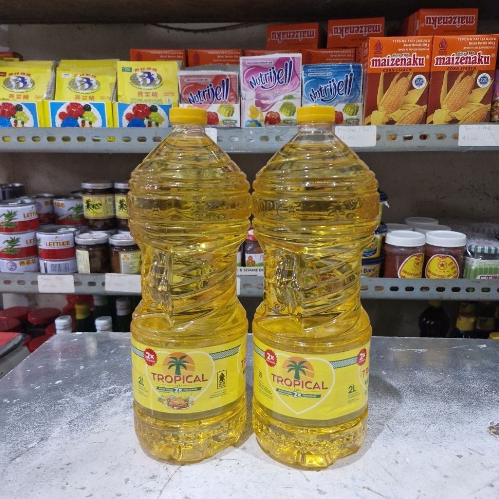 

Minyak Goreng Tropical Botol 2 Liter / Minyak Tropical 2L / Minyak Goreng Sehat Tropical / Minyak Goreng Botol Besar