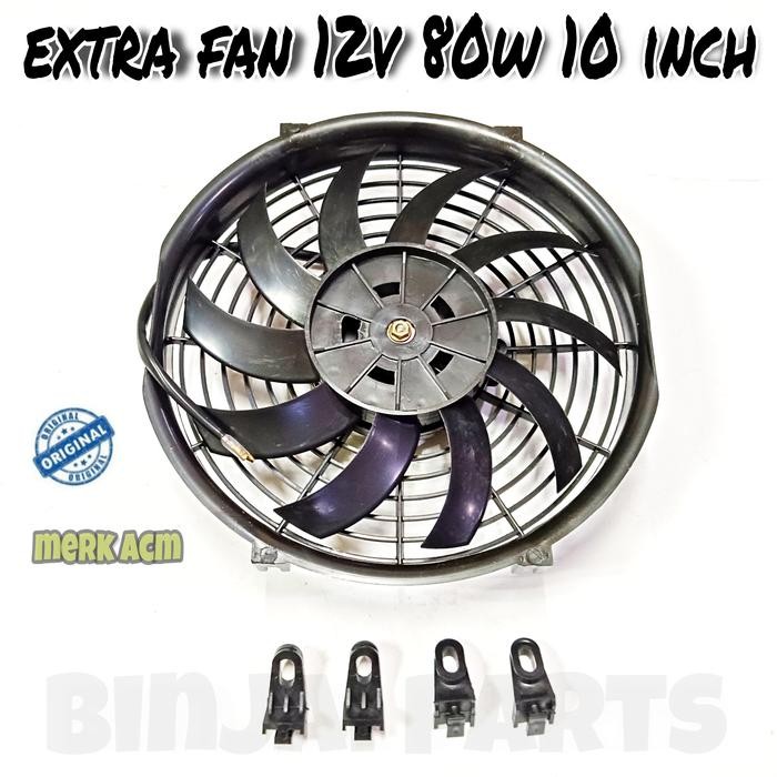 EXTRA FAN/KIPAS EKTRA FAN AC MOBIL UNIVERSAL12V 10 INCH