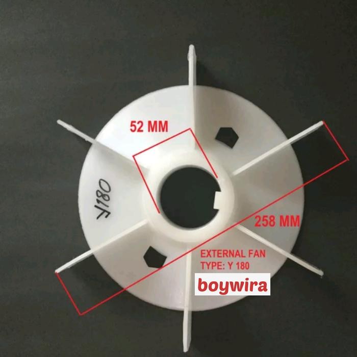 Y180 kipas dinamo fan external kipas pendingin motor dinamo
