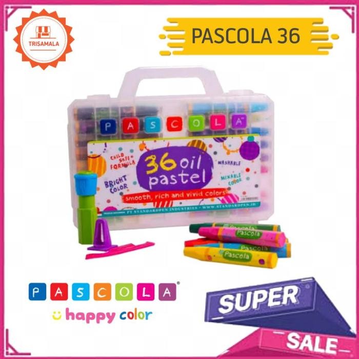 

PASCOLA OIL PASTEL 36 WARNA / CRAYON PASCOLA / KRAYON 36 WARNA