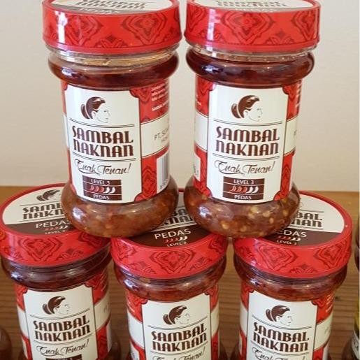 

Glx Sambal Bawang Naknan Pedas Level 3 - 140gr