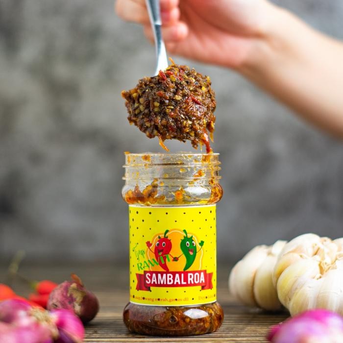 

Glx sambal roa khas manado pedas tjap rawit 135gr