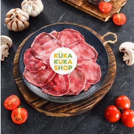 

Gdh DAGING LIDAH SAPI SLICE IMPORT AUST / TOUNGE GYUTAN 250 GR