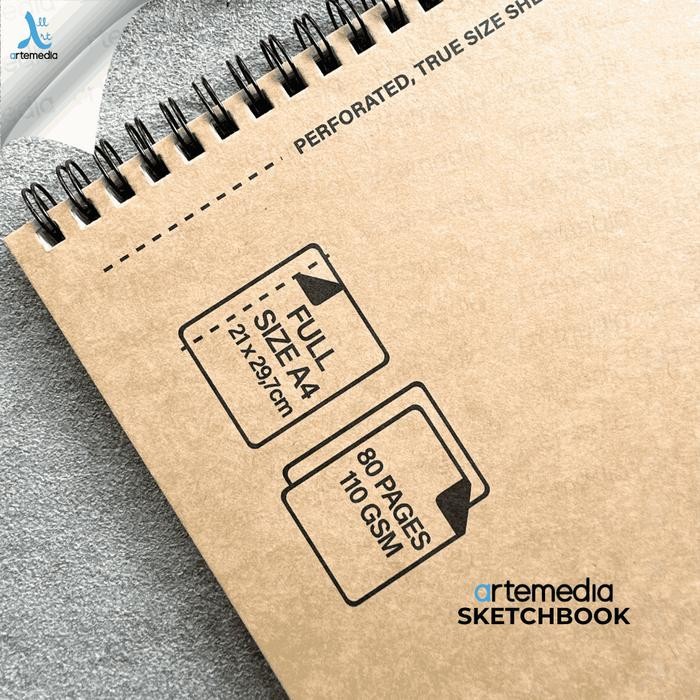 

Artemedia Sketchbook Spiral A3 Buku Sketsa Pensil, Pensil Charcoal, Drawing Pen Gratisongkir