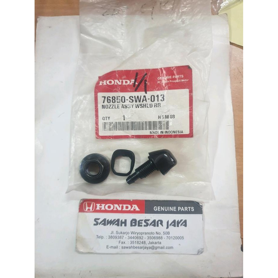 Nozzle Nozle Semprotan Air Wiper Kaca Belakang Honda CRV CR-V RE Gen.3 2007 2008 2009 2010 2011 2012