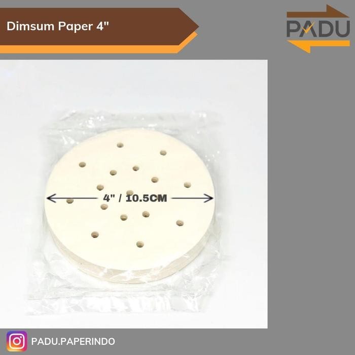 

Ger Dimsum Paper 4" / 10.5 cm (White) - 500pcs Kertas Alas Dimsum