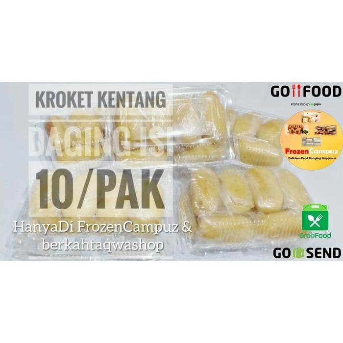 

Ger Kroket Daging Kroket Kentang Isi Daging Per Pak / Kroket Frozen Food