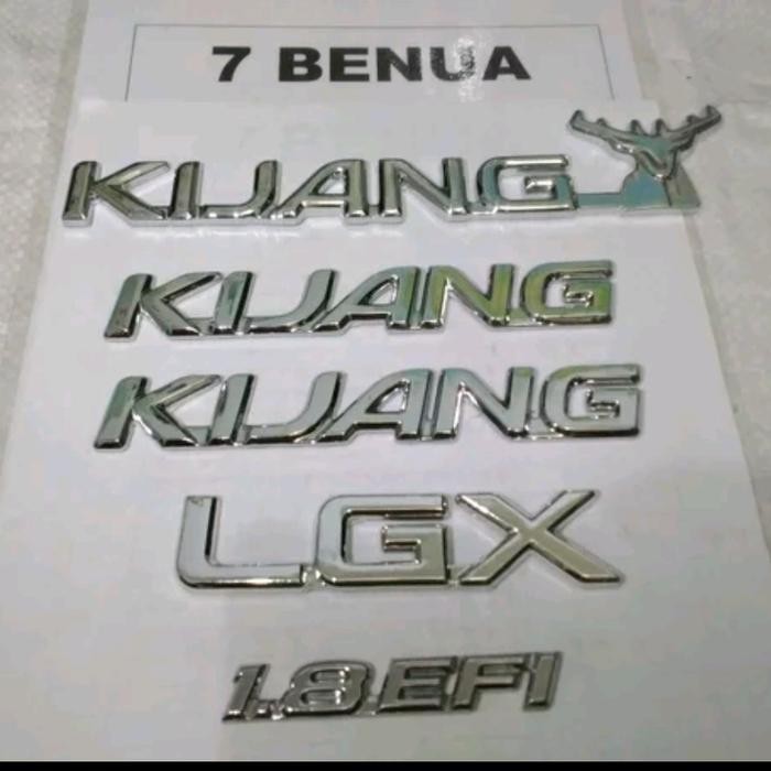 Terbagus Emblem Kijang Kapsul Lgx 1.8 Efi Chrome Paket Komplit