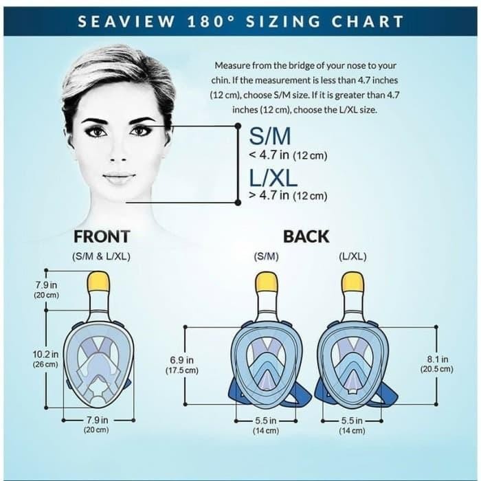 Snorkling Diving Scuba Snorkle Snorkeling Full Face Diving