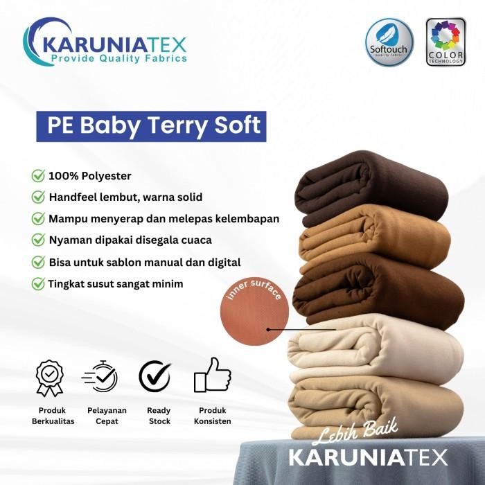 

KAIN BABY TERRY PE SOFT 20S PUTIH KARUNIA TEXTILE KODE 98