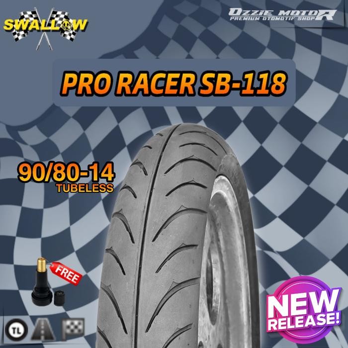 Swallow Pro Racer Sb-118 Tubeless Ban Racing Pro Series Ring 14 & 17 Ban Racing Matic Ban Sport