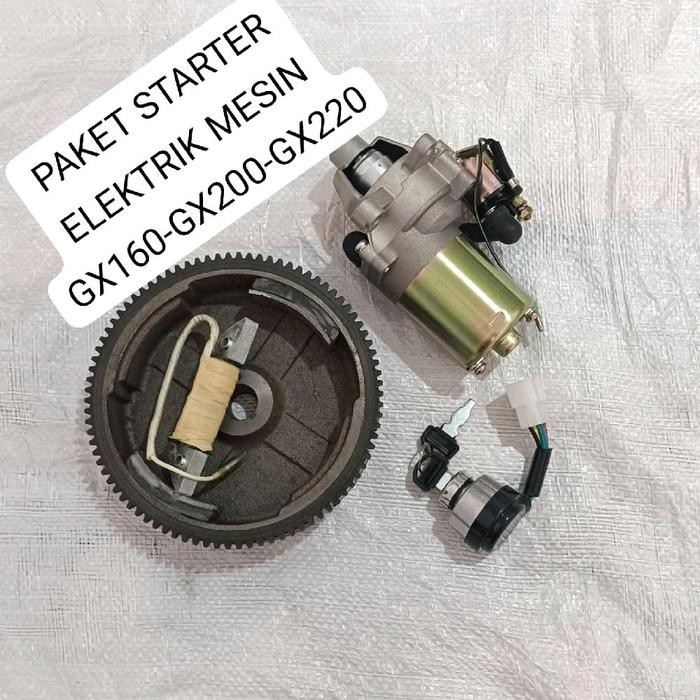 Cuci Gudang Paket Starter Elektrik Mesin Gx160/Gx200/Gx220