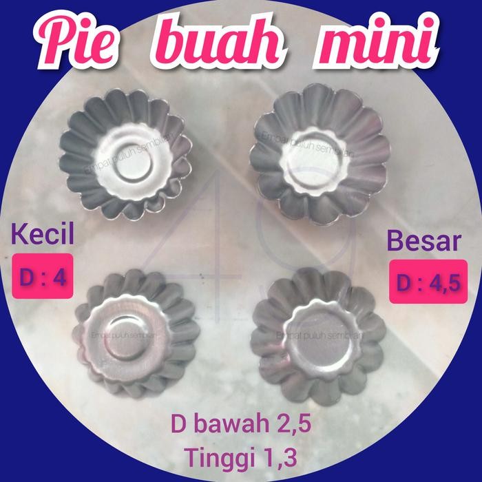 loyang pie buah mini / cetakan pie mini / cetakan nastar keranjang