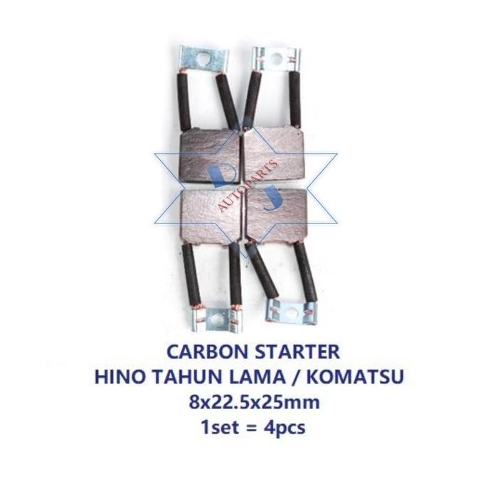 Carbon Starter Hino Tahun Lama Komatsu 8X22X25Mm Kode 040