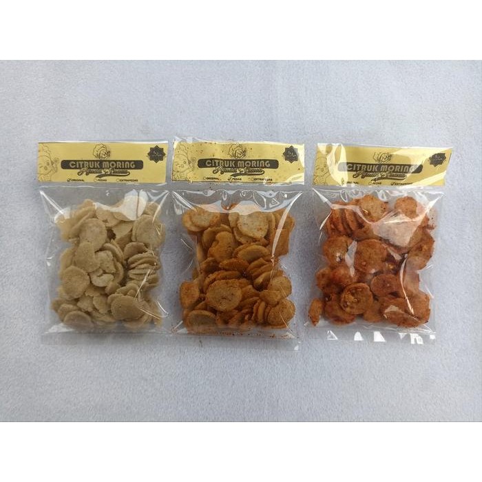 

Citruk Moring Snack Cemilan Pedas Khas Tasikmalaya 55 gram kemasan kecil
