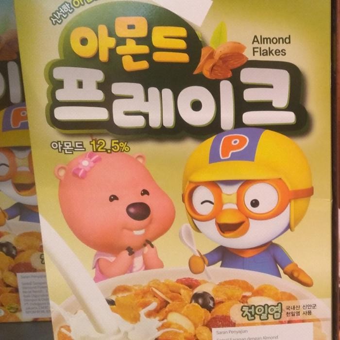 

Pororo Sereal Almond Flakes 310gr-Kemasan Box Kotak-Sarapan Sehat Bergizi-Snack Anak-Cemilan