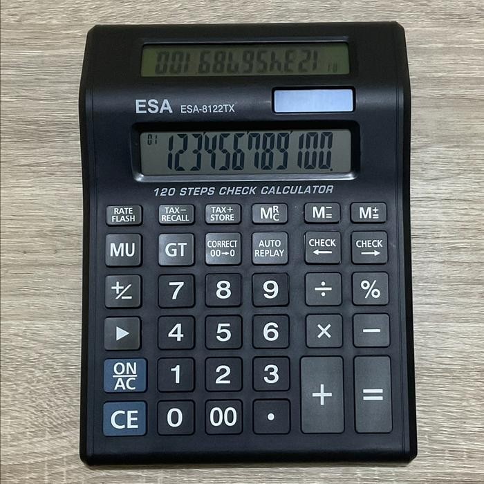 

Kalkulator Esa 8810Lcs/8122Tx - Kalkulator 2 Layar - 12 Digit