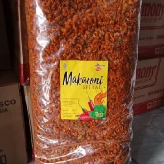 

500 gr Makaroni Spiral Pedas Daun Jeruk termurah Snack viral