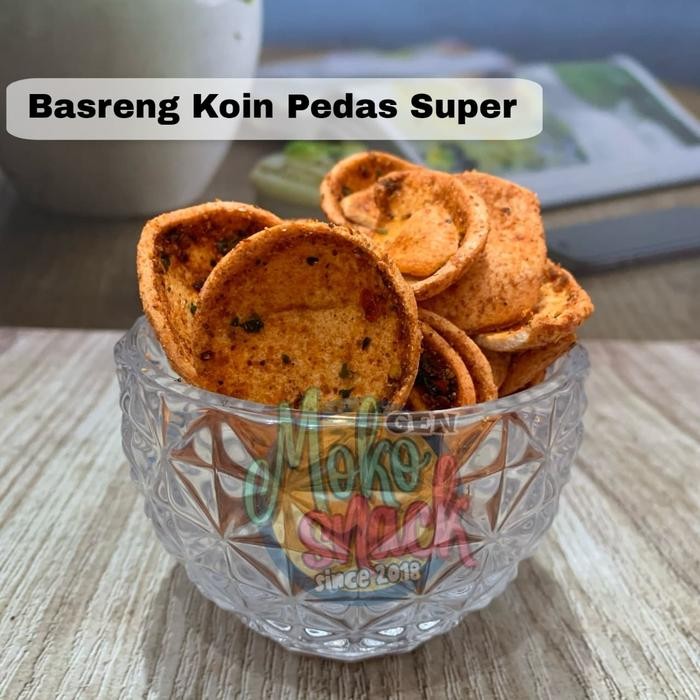 

Basreng koin pedas super 500gr (250grx2) SNACK VIRAL