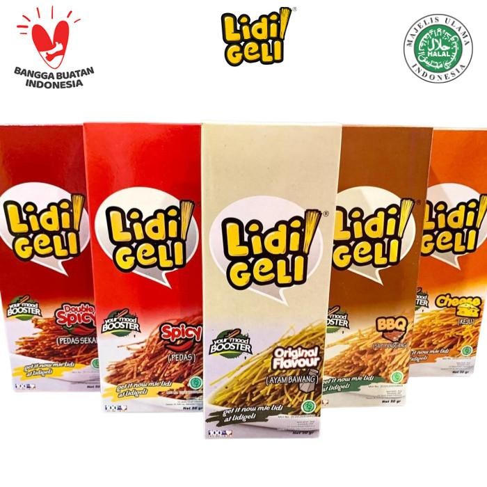 

Mie Lidi Geli Snack Cemilan Pedas Kekinian Viral