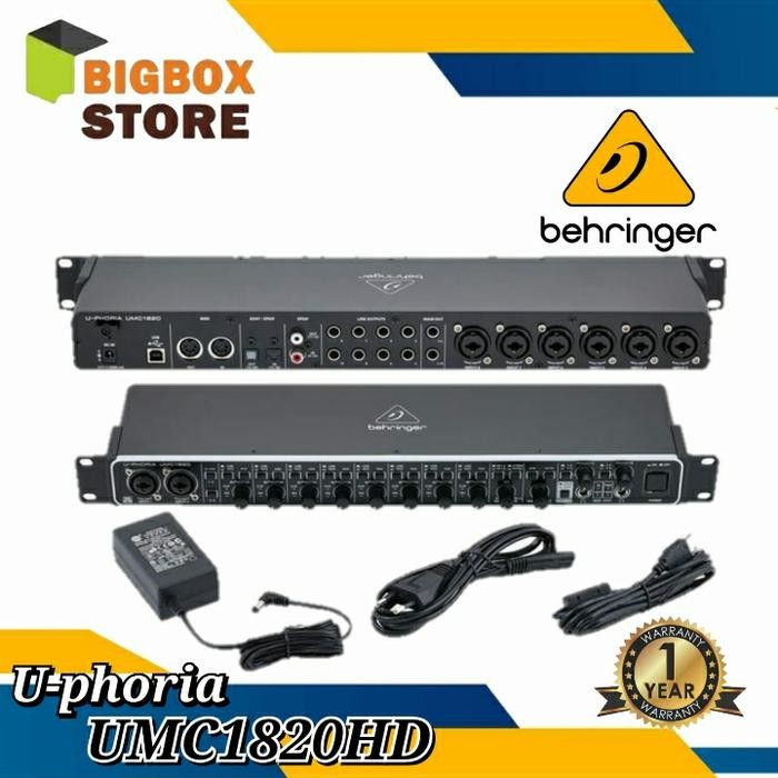 Behringer Soundcard UMC1820 / Umc 1820 / Umc-1820 Audio Interface USB
