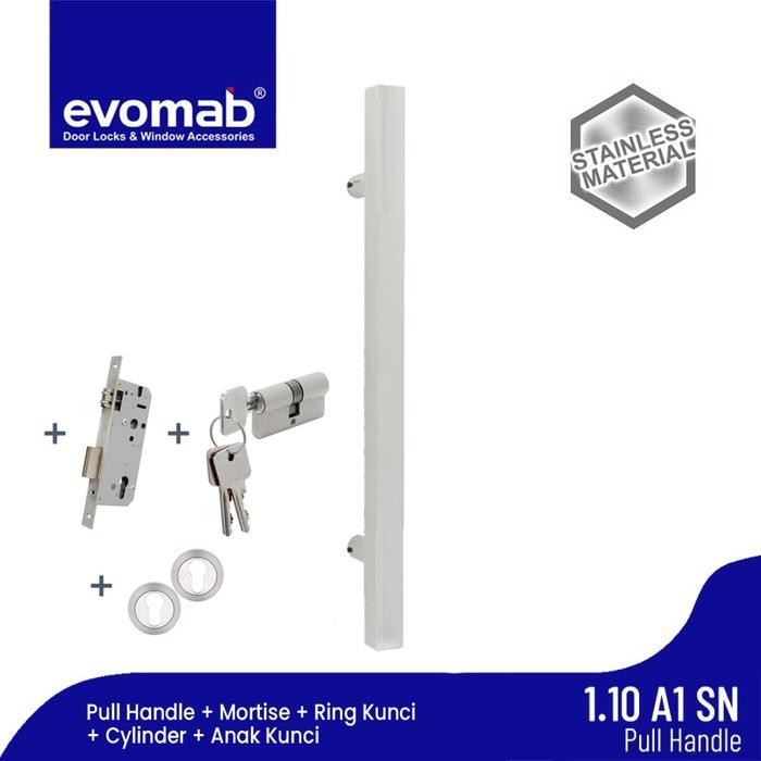 Evomab Pull Handle Pintu Stainless Minimalis 1.10