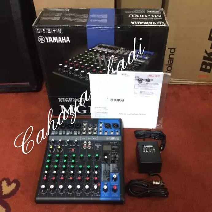 Yamaha Mixer MG10XU 4 Mic 10 Line Input Resmi 1 Tahun Dengan SPX 24 Program & USB Audio Functions -