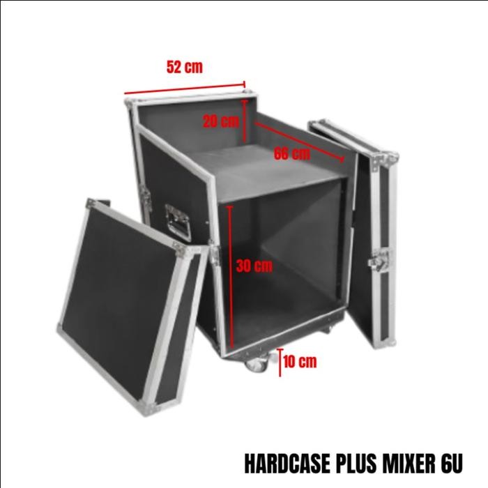 Hardcase sound system kotak hardcase mixer 6 u mixer