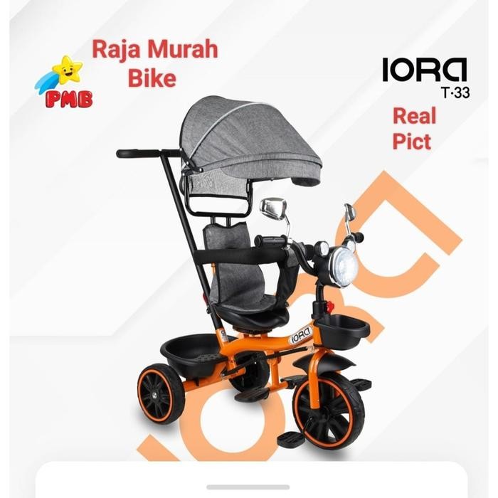 Sepeda Anak Roda Tiga Family F-363 Amigos Sepeda Roda Tiga Stroller
