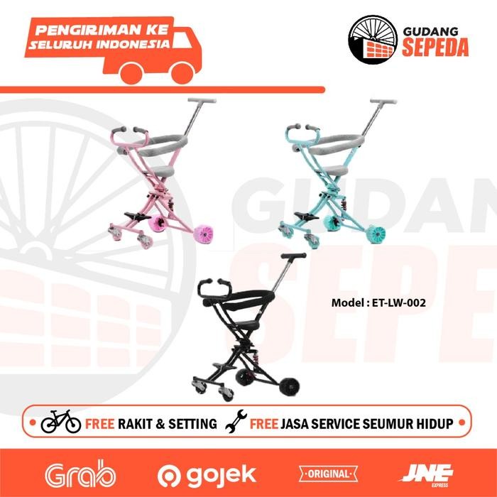 Stroller Bayi Balita Exotic ET LW002 Kursi Dorongan Anak Pacific SNI