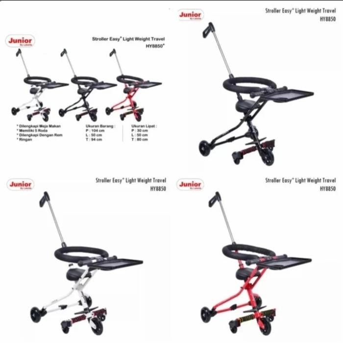 Stroller Roda 3 Junior/Stroler Roda 5 Bisa Nyala/Kereta Dorong Bayi