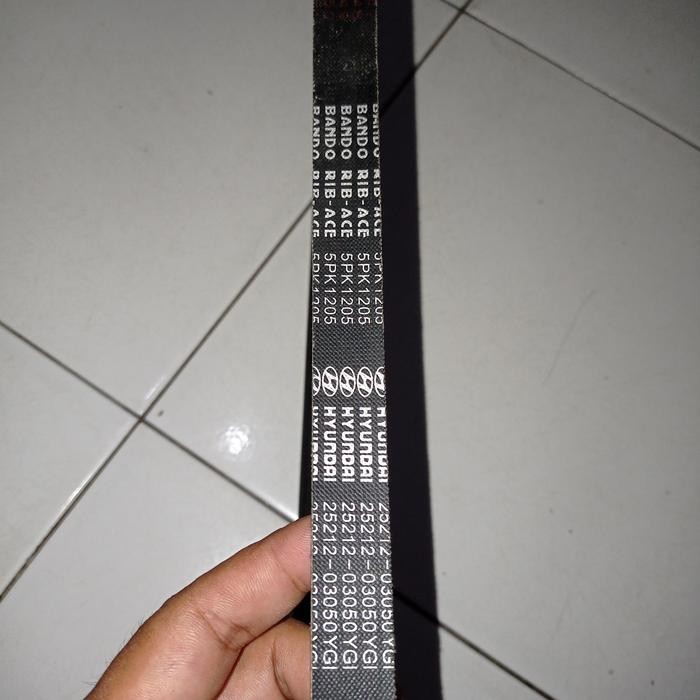 VAN BELT HYUNDAI GRAND I10 ASLI HMI 5PK 1205 Best Quality